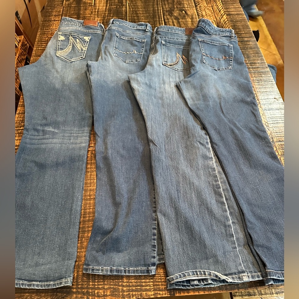 Maurice’s size 14 Regular jeans lot of 4